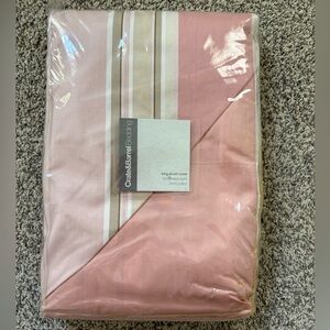 NWT Crate & Barrel King Size Duvet Cover